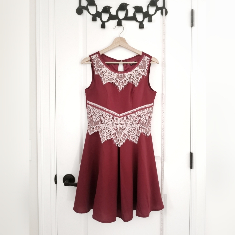 Structured Tulled Skirt Occasion Dress